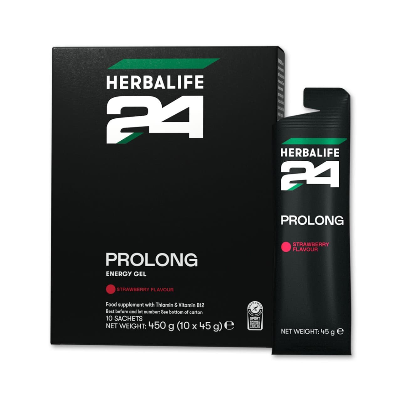Herbalife24 Prolong Energy Gel Strawberry – 10 Sachets